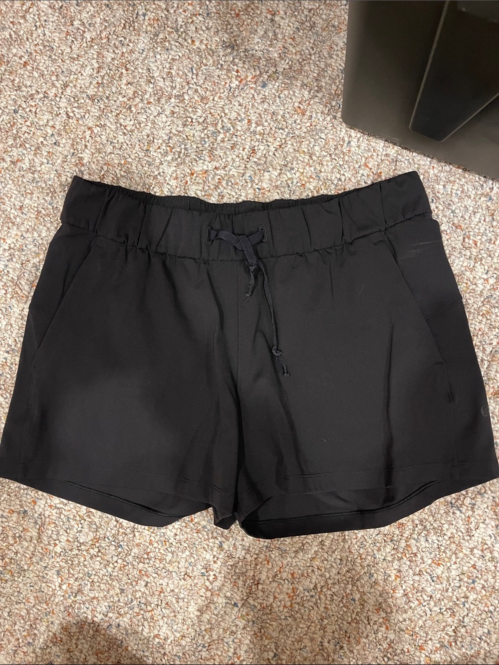 lululemon athletica Black Women's Athletic Drawstring Shorts
